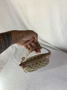 Vintage Gucci GG Monogram Mini Shoulder Bag