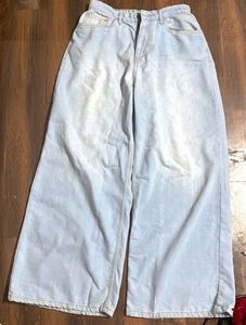 Light Wash Wide Leg Jeans