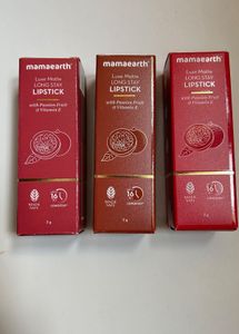 Mamaearth Luxe Matte Long Stay Lipsticks