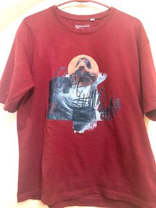 Maroon Graphic Print T-Shirt