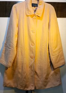 Imported Peach Trench Coat