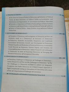 Class 10 Political Science Book Term I &amp; II