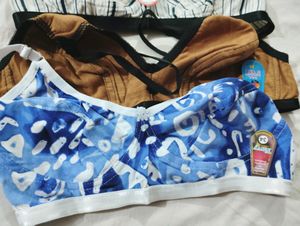 34"Cotton Bras Setof 4