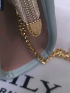 EMILY LORAN MINI HAND BAG WITH GOLD CHAIN