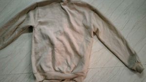 Cream Quarter Zip Sweatshirt