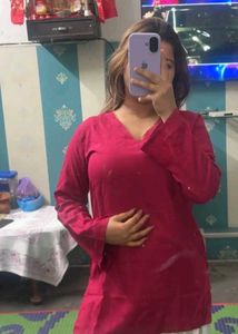 Vibrant red Kurta