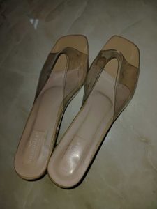 transparent heels
