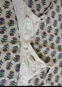 2 Used White Cotton Bra
