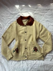 Chic Embroidered Cardigan