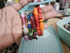 Set of Assorted Beaded Bracelets handmade
