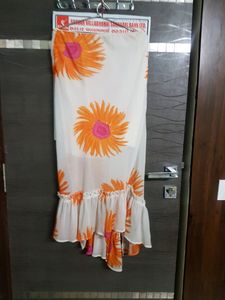 Provogue Brand Floral Layered Skirt