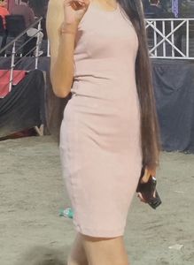 Light Pink Bodycon Dress