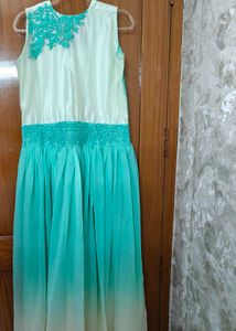 Stunning Teal Ombre Gown