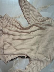 y2k Butterfly Print Ribbed Long Sleeve Top