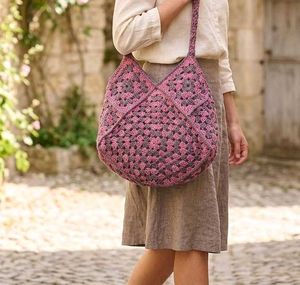Chic Crochet Tote Bag