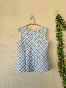 Checkered Sleeveless Top