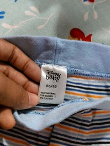 Mickey Mouse Striped Boxer Briefs