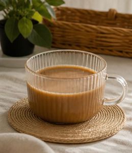 Set of 4 Round Jute Coasters