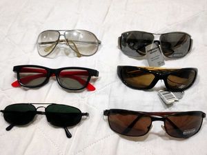 6 New and used UV protected sun glasses