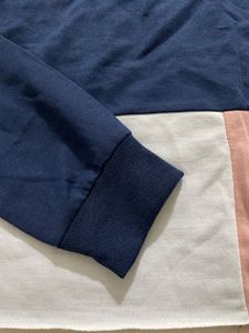Colourblock Crop Pullover