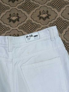 white Cargo jeans Pants