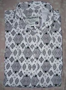 Men's "ORIGINALS" Printed pattern Casual Shirt