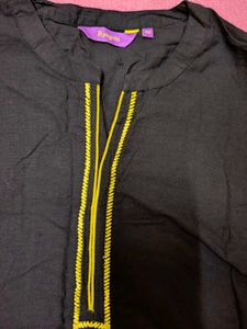 Elegant Black Kurta