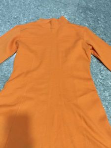 Orange Casual Dress