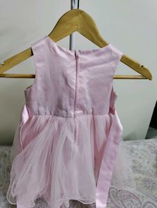 Pink Baby Dress with Pearls