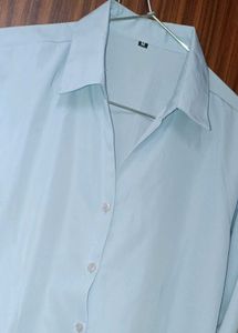 ✨Classic Blue Button-Up Shirt👕