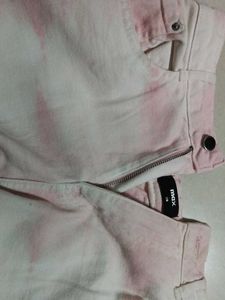 Pink Tie-Dye Jeans