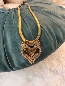 Sparkling Heart Pendant Necklace