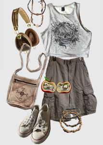 Edgy Skull Graphic Tank Top