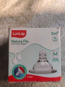 LuvLap Natura Flo Wide Neck Nipple