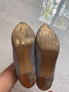 Stylish blue Heeled Shoes