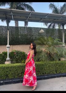 Vibrant One-Shoulder Maxi Dress