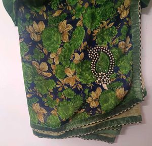 Hot Deal Combo of Exquisite Green Sarees
