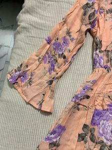 NEW Elegant Floral Print Dress