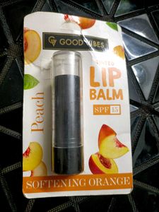 Good Vibes Peach and Cherry Lip Balm SPF15