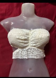 Lace Bandeau Bra Top