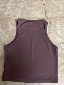 Ribbed Racerback Crop Top