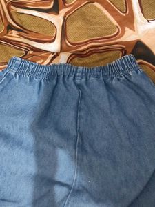 Vintage Wash Denim Pants