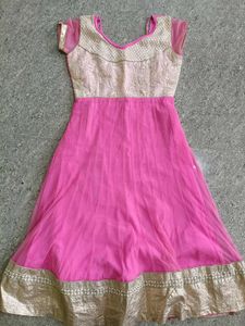 Beautiful Pink Anarkali Gown