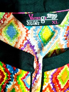 Colorful Geometric Print Kurta