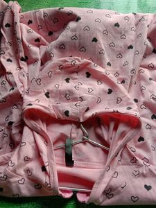 New Cotton Jacket Pink Colour For College Girls
