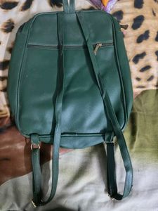 Stylish Backpack Set - Blue &amp; Green