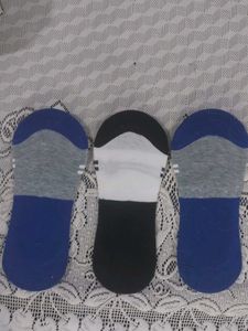 Comfortable No-Show Socks (Set of 3)