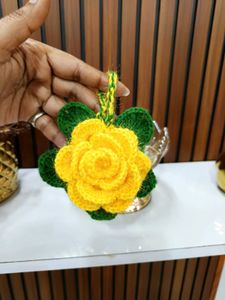 Handmade Crochet Flower Hanging