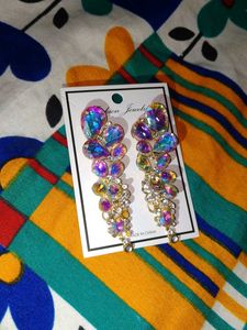 Beutiful Shiny Earings For Wedding, Party Wear