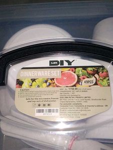 MR DIY Dinnerware Set - 49 Pcs